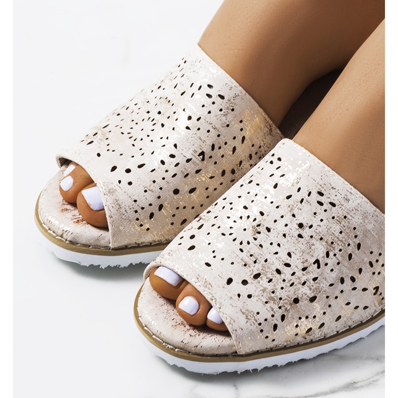 Arany Sheripov ékszandál aranysárga 1