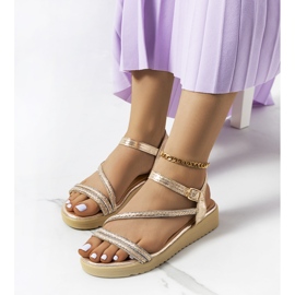 Ray arany színű női szandál aranysárga 1