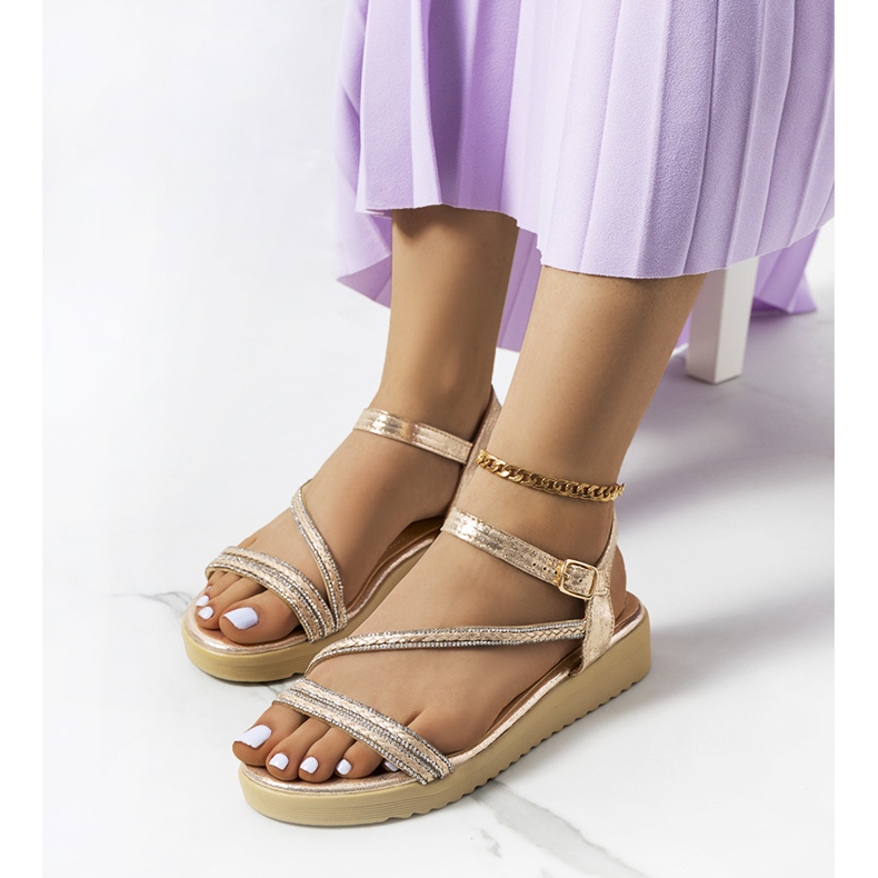 Ray arany színű női szandál aranysárga 1