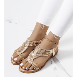 Mikayla arany szandál aranysárga 1 Mikayla arany szandál aranysárga 1