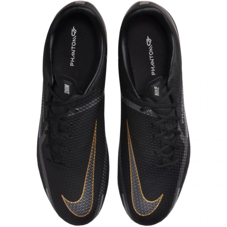 Nike Phantom GT2 Academy FG / MG M DA4433 007 futballcipő fekete 1