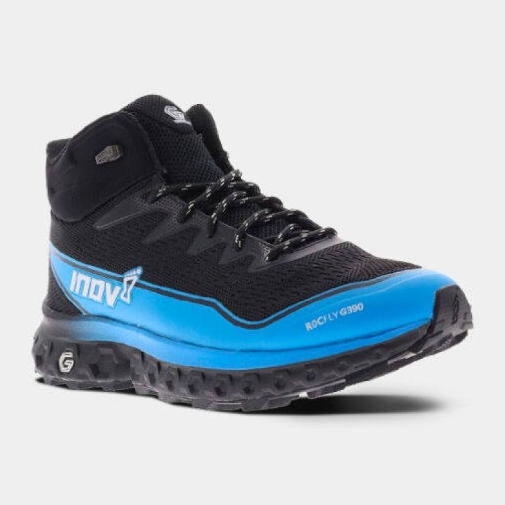 Cipők Inov-8 RocFly G 390 M 000995-BKBL-S-01 fekete kék 1 Cipők Inov-8 RocFly G 390 M 000995-BKBL-S-01 fekete kék 1