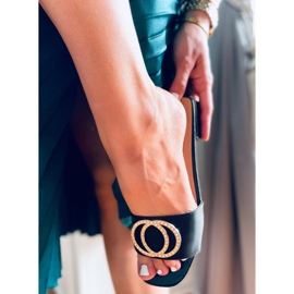 Allor Fekete színű női papucs 2