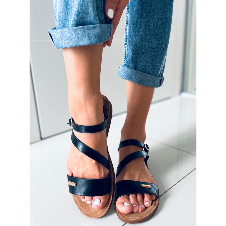 Leaf Black női szandál fekete 2 Leaf Black női szandál fekete 2