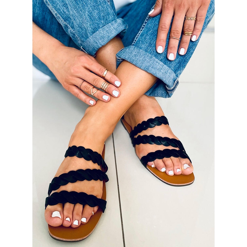 Clover Fekete női papucs 1 Clover Fekete női papucs 1