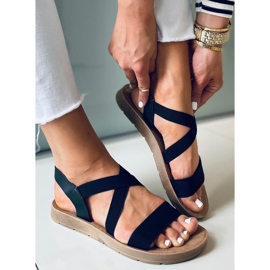 Zinnia Fekete női szandál 1