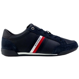 Cipő Tommy Hilfiger Corporate Material Mix Bőr M FM0FM03741 DW5 sötétkék 1