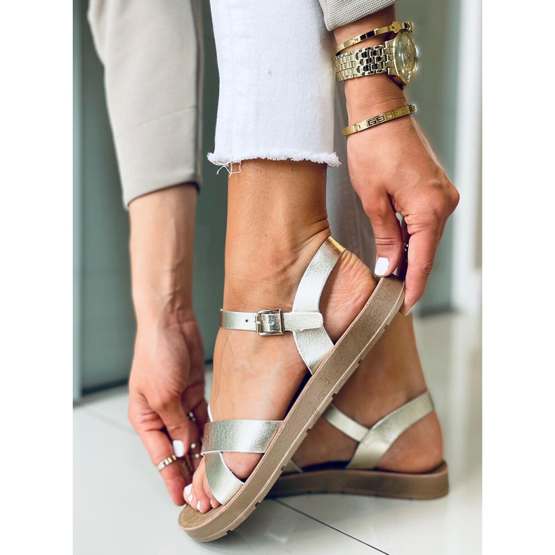 Nevada Gold női szandál aranysárga 2