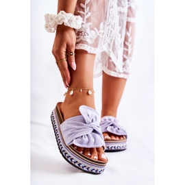 FJ1 Női papucsok egy hatalmas platformon Violet Terisa ibolya 1