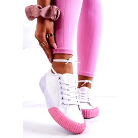 Anyaga Cipők Big Star JJ274111 Fehér tornacipő 1