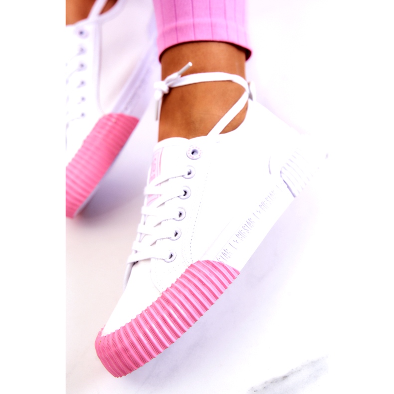 Anyaga Cipők Big Star JJ274111 Fehér tornacipő 5