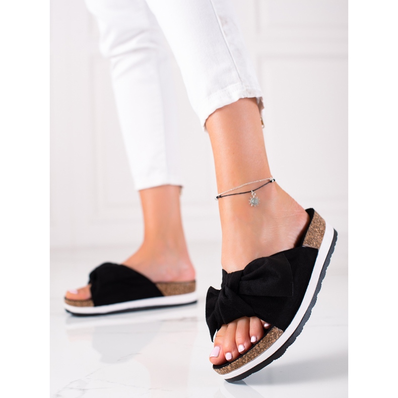 Marquiz Papucs a platformon, íjjal fekete 1