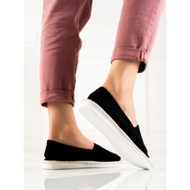DK Divatos fekete espadrillák 1