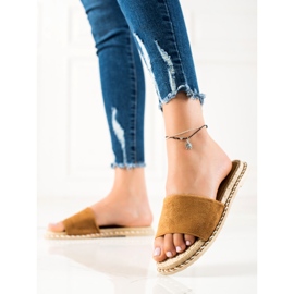 Cm Paris Alkalmi bézs papucs barna 2