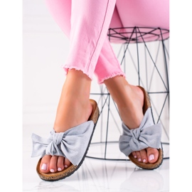 Kényelmes, stílusos papucsok kék 2 Kényelmes, stílusos papucsok kék 2