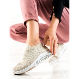 DK Csúsztatható sportcipő bézs 1