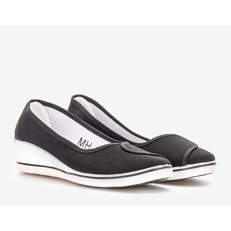 Fekete tornacipő a Denison wedge heel-től 1