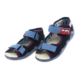 Befado sárga gyermekcipő 350P014 piros sötétkék kék 3