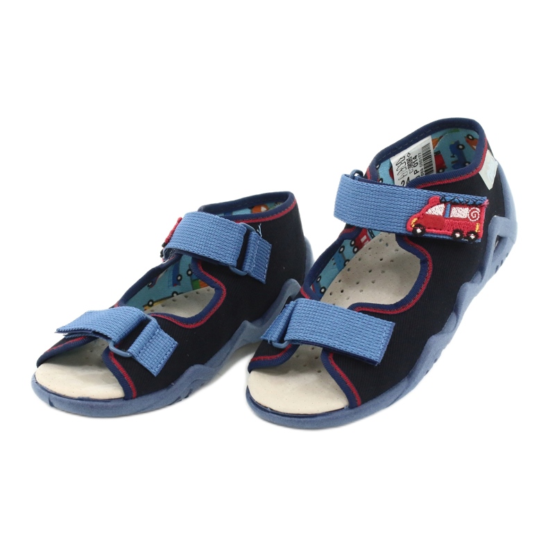 Befado sárga gyermekcipő 350P014 piros sötétkék kék 3