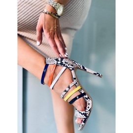 Szandál tűn Sofronia BROWN / WHITE barna sokszínű 2