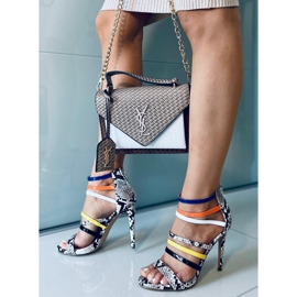 Szandál tűn Sofronia BROWN / WHITE barna sokszínű 1