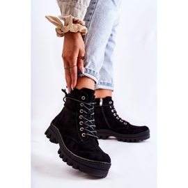 S.Barski Fekete Layden Velúr csapdázók varrással 1