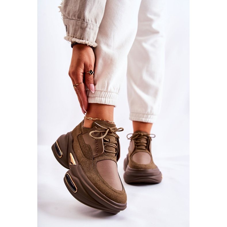 PS1 Női sportcipő Khaki New Horizon cipő barna 1