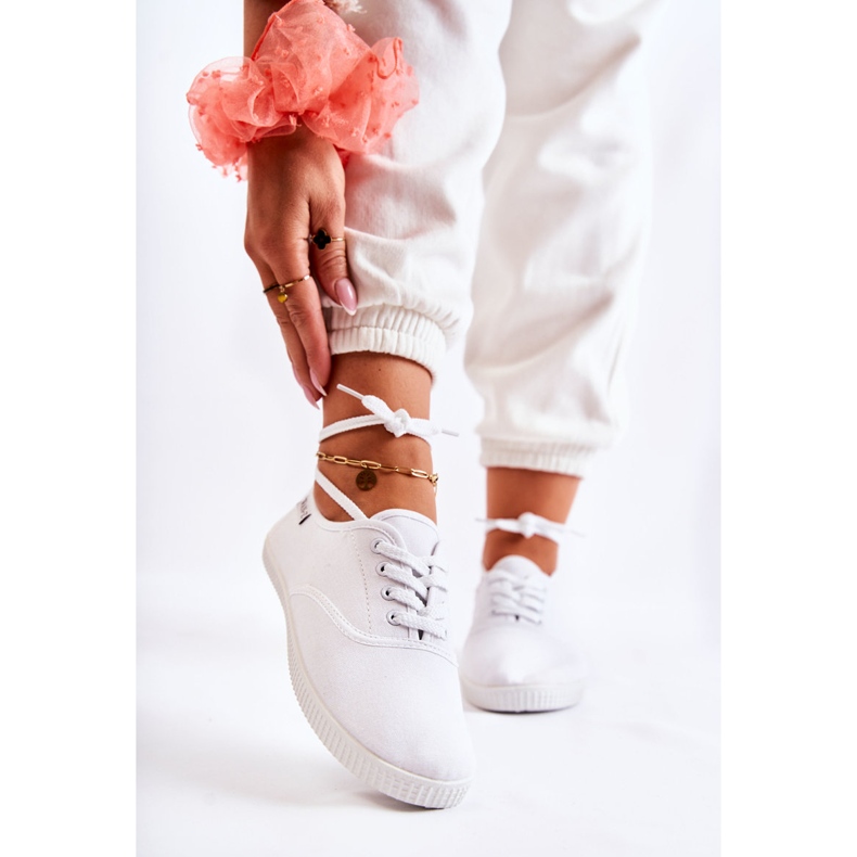 PE1 Női klasszikus tornacipő, fehér Dellis 2