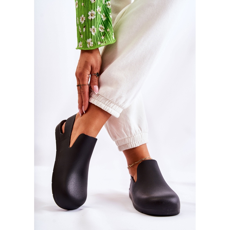 FS1 Divatos fekete Meriko gumipapucsok 2