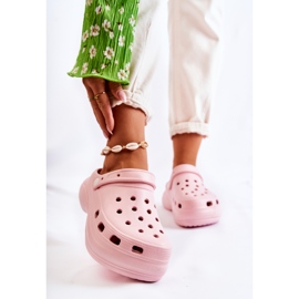 FS1 Női hab papucs Crocs Pink Coline rózsaszín 1