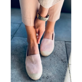 Rosa női espadrillák rózsaszín 2