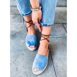 Andrina Blue női espadrillek kék 2