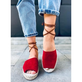 Andrina Red női espadrillák piros 1