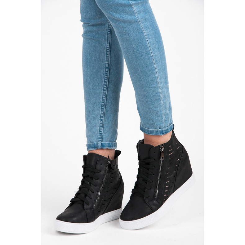 Seastar Magasfényű tornacipő fekete 2