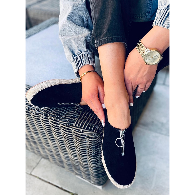 Flynn Black női espadrillák fekete 1