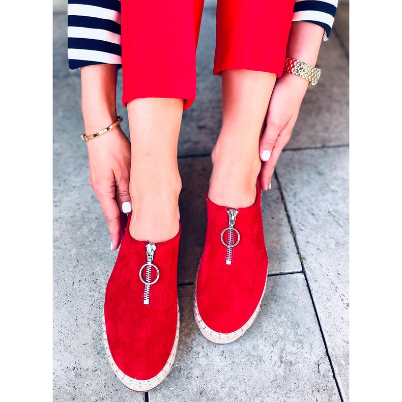 Flynn Red női espadrillák piros 2