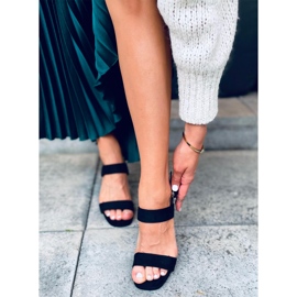 Peony Black sarkú szandál fekete 1