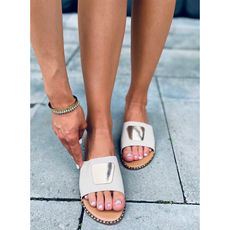 Utah Beige női papucs bézs 2