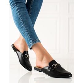 SHELOVET Fekete papucs cipó 1