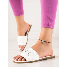 SHELOVET Klasszikus papucs fehér 1