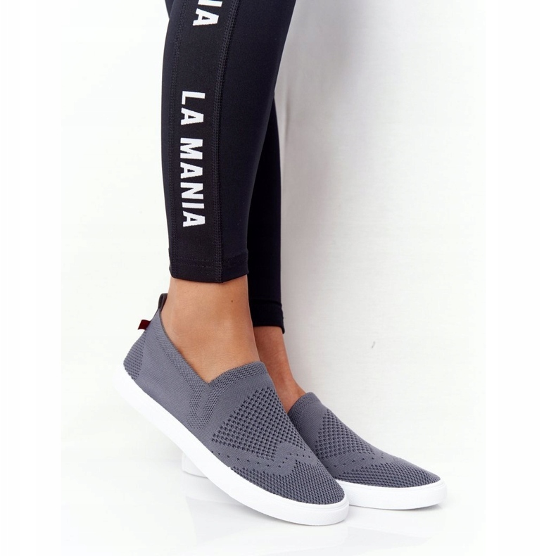 Női cipők Slip-on Big Star FF274A607 Szürke 1