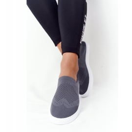 Női cipők Slip-on Big Star FF274A607 Szürke 5