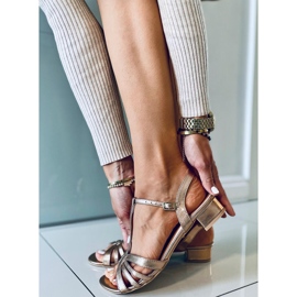 Sparkle Champagne alacsony sarkú szandál rózsaszín 2