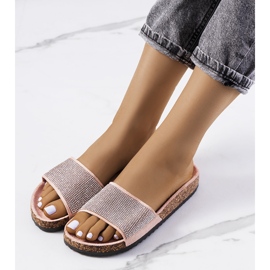 Jorja rózsaszín papucs a parafa talpán 1 Jorja rózsaszín papucs a parafa talpán 1