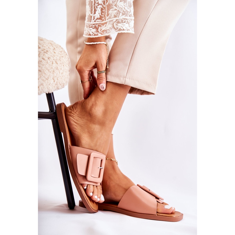 Divatos női papucs nyári rózsaszín Sylvia számára 1