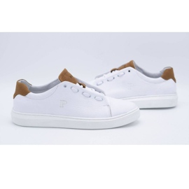 Polbut Férfi bőr sportcipő 2109 fehér 4