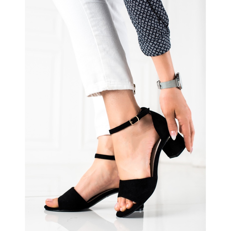 Seastar Elegáns szandál a magas sarkú cipőben fekete 1