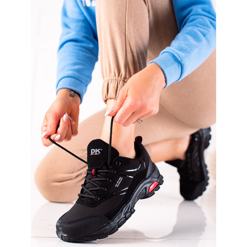DK Kényelmes trekking cipő fekete 2