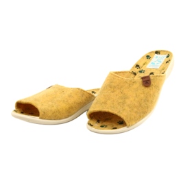 Filc papucs Adanex 25493 sárga 3 Filc papucs Adanex 25493 sárga 3