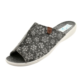 Adanex filc hópehely papucs 24217 fehér szürke 4 Adanex filc hópehely papucs 24217 fehér szürke 4